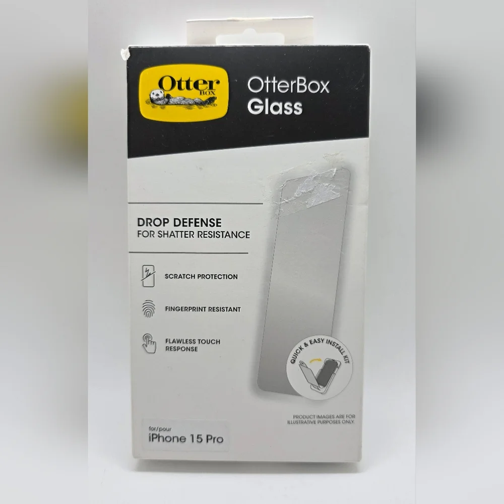 Otterbox Glass iphone 15 Pro Screen Protector Glass